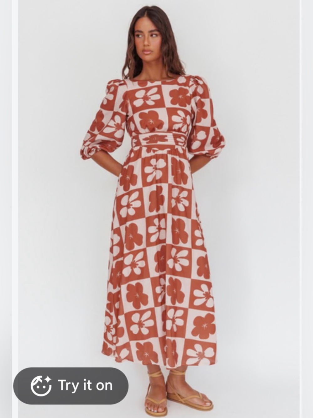 Boutique Tie Back Maxi Dress